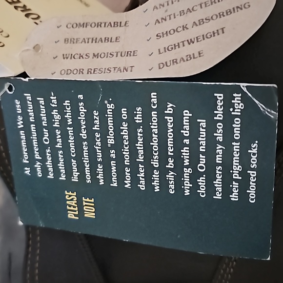 NWT FOREMAN #FL3601 MEN'S 9" COMPOSITE SAFETY TOE WORK BOOT. - Picture 7 of 7